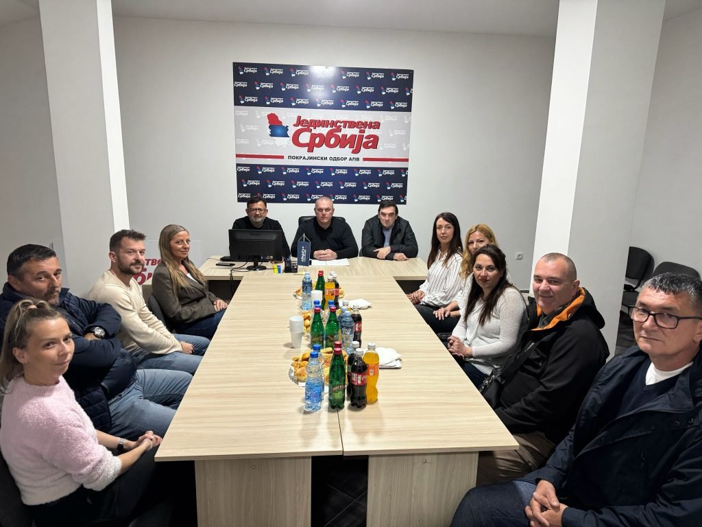 DALIBOR MARKOVIĆ PALMA U NOVOM SADU NA SEDNICI POKRAJINSKOG ODBORA JEDINSTVENE SRBIJE ZA AP VOJVODINA