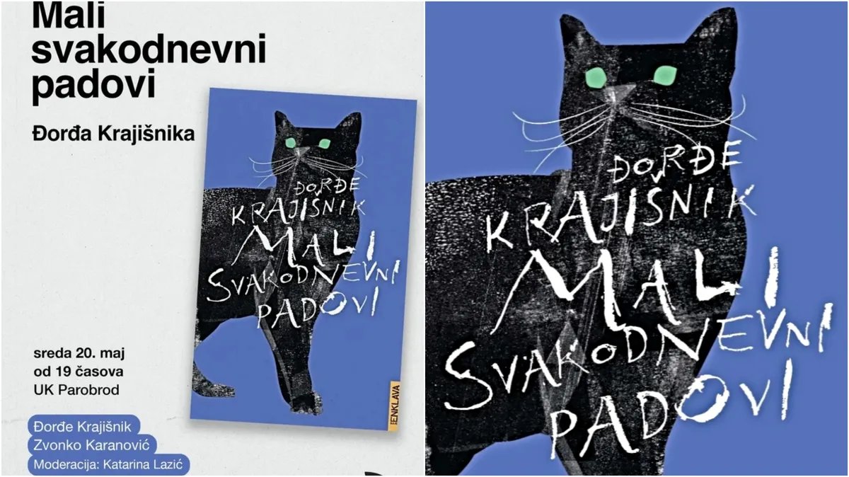 "Album zaleđenih trenutaka": Promocija "Malih svakodnevnih padova" Đorđa Krajišnika u Parobrodu