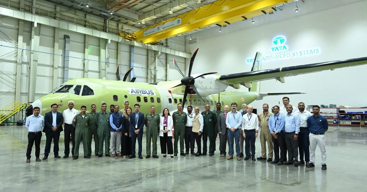 Prvi Airbus C295 sastavljen u Indiji spreman za prvi let