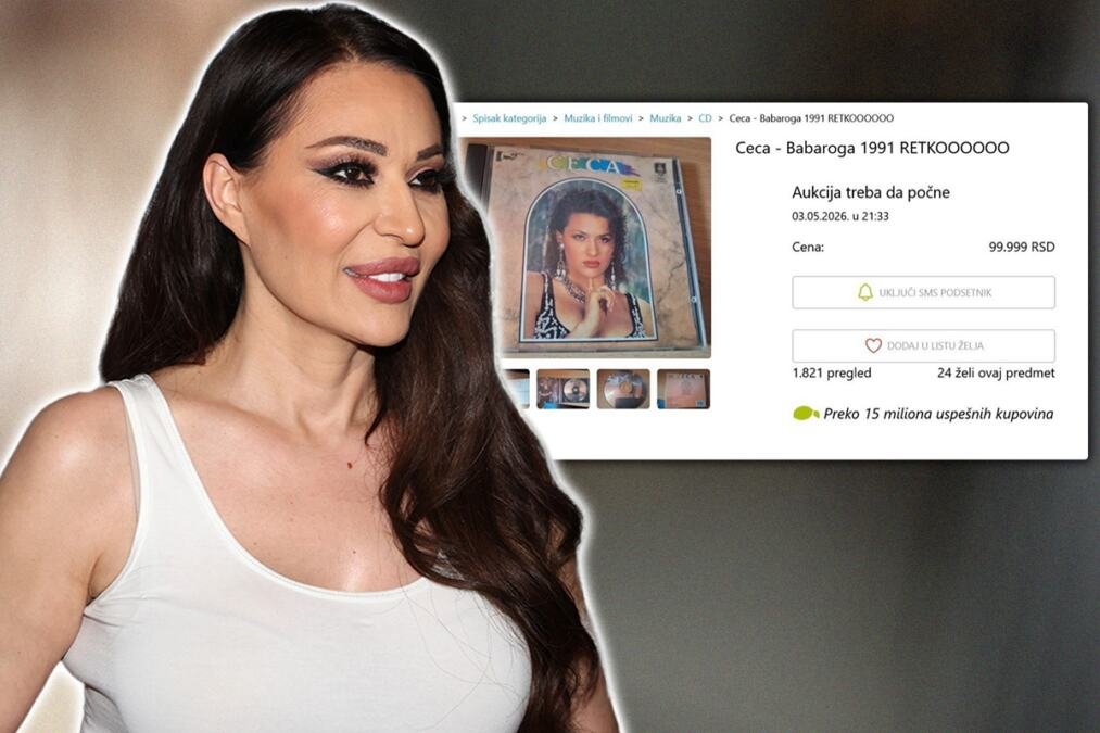 CECIN ALBUM IZ 1991. GODINE SE PRODAJE NA OGLASIMA: Kad vidite cenu zavrteće vam se u glavi