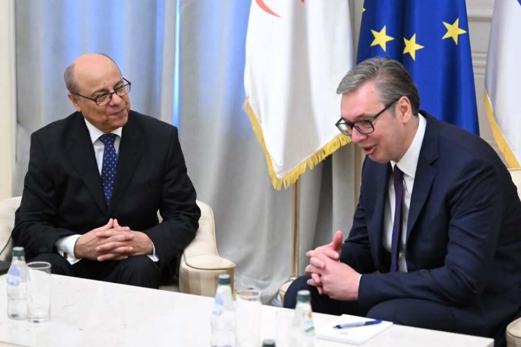 VUČIĆ PRIMIO FATAHA MAHRAZA U OPROŠTAJNU POSETU: Srbija visoko ceni iskreno prijateljstvo i dugogodišnju saradnju sa Alžirom