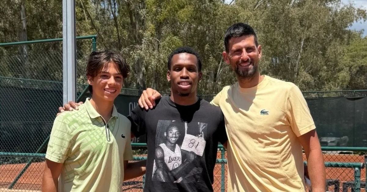 Evo gde se Novak sprema za Rolan Garos, trenira sa teniskim vunderkindom, sliku podelila evroligaška zvezda