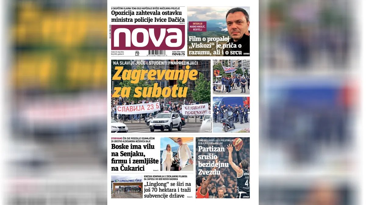 "Nova" piše: Studenti održali "generalnu probu" pred okupljanje na Slaviji