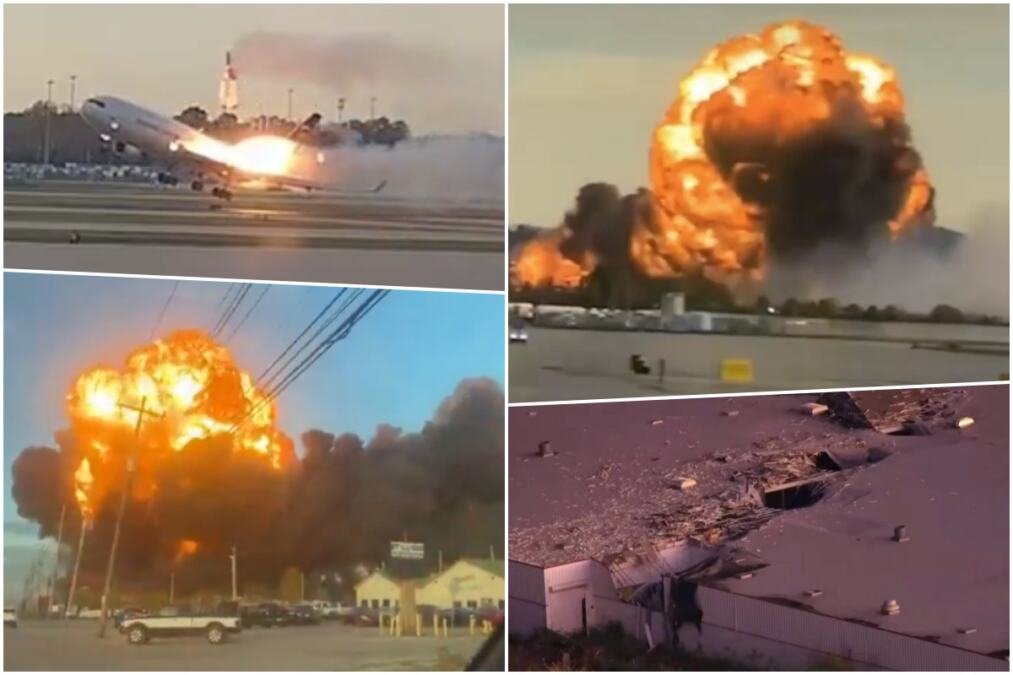 OBJAVLJEN SNIMAK POSLEDNJIH TRENUTAKA JEZIVE AVIONSKE NESREĆE Otkriven uzrok tragedije: Stradalo 12 ljudi na zemlji i 3 pilota (VIDEO)