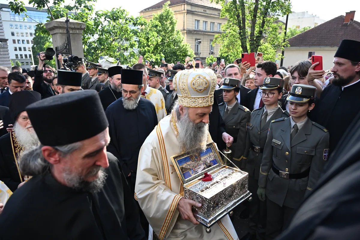 Proslava Spasovdana Pojas Presvete Bogorodice na čelu litije od 19 časova