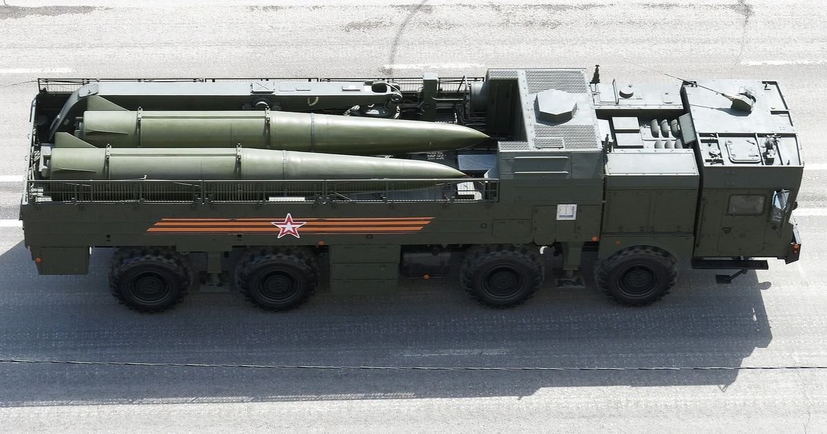 Raketni sistem Iskander-M raspoređen u Belorusiji tokom vežbe nuklearnih snaga