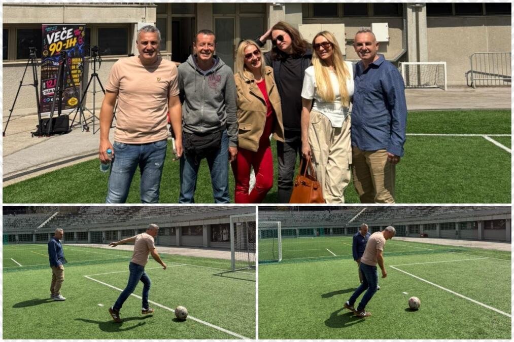 DENSERI IZ DEVEDESETIH ZAIGRALI FUDBAL: Gagi i Ivan Gavrilović pokazali umeće i na POLJANI, a došle i ove zvezde prošlog veka (FOTO+VIDEO)