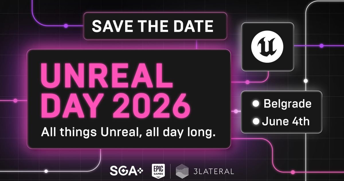Unreal Day: Upoznajte se sa vodećim alatima za izradu video-igara na jednodnevnoj konferenciji u Beogradu