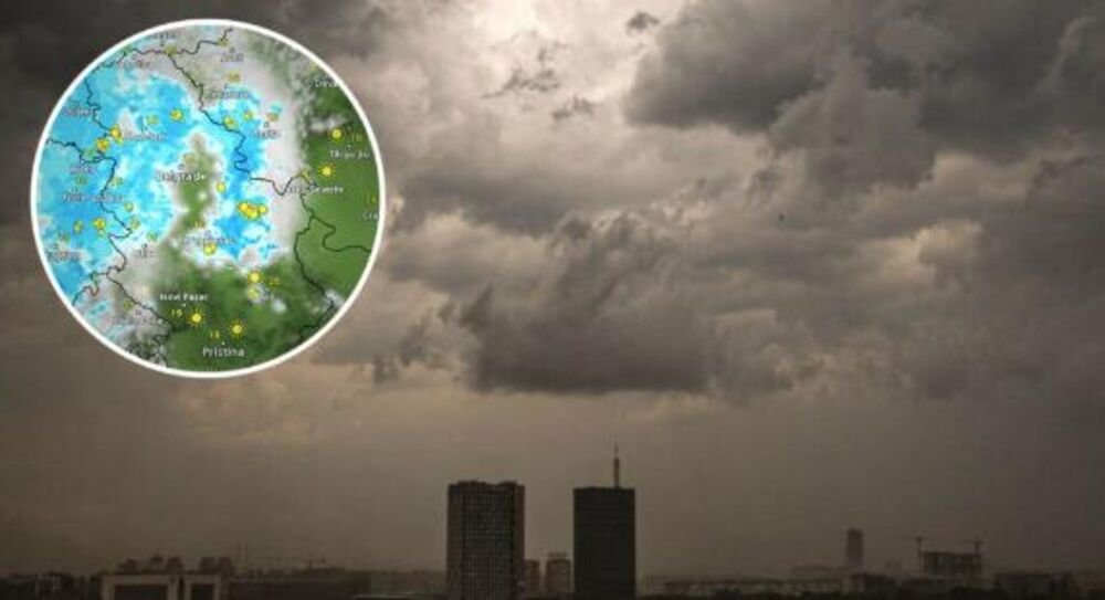 Pali se narandžasti meteoalarm, vreme je opasno: Nevreme brzinom svetlosti stiže u Srbiju: Ovi delovi su na udaru