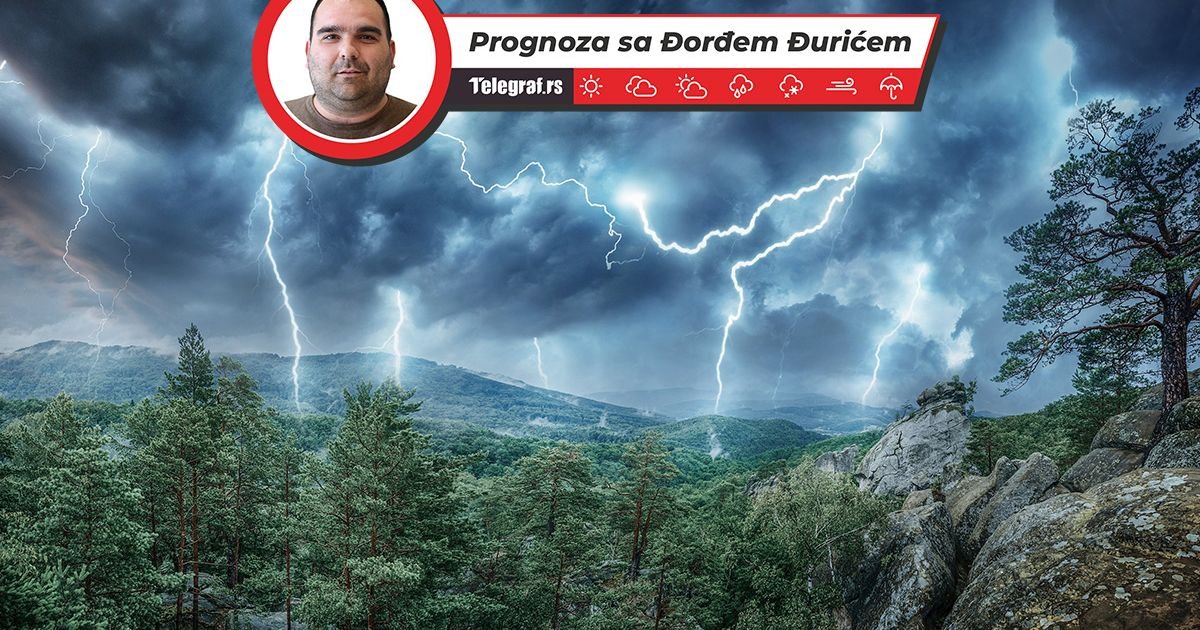 Spremite se! Srbiji prete OLUJE sa grmljavinom! Evo kada i gde