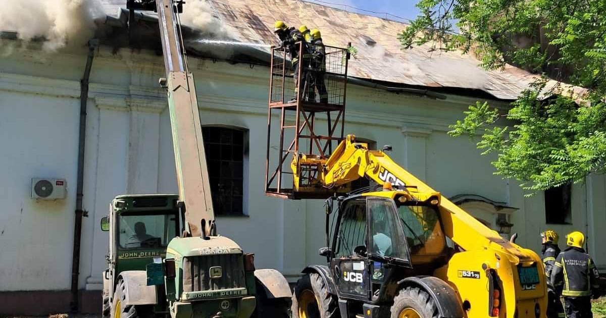 Prve slike požara u pravoslavnoj crkvi kod Zrenjanina