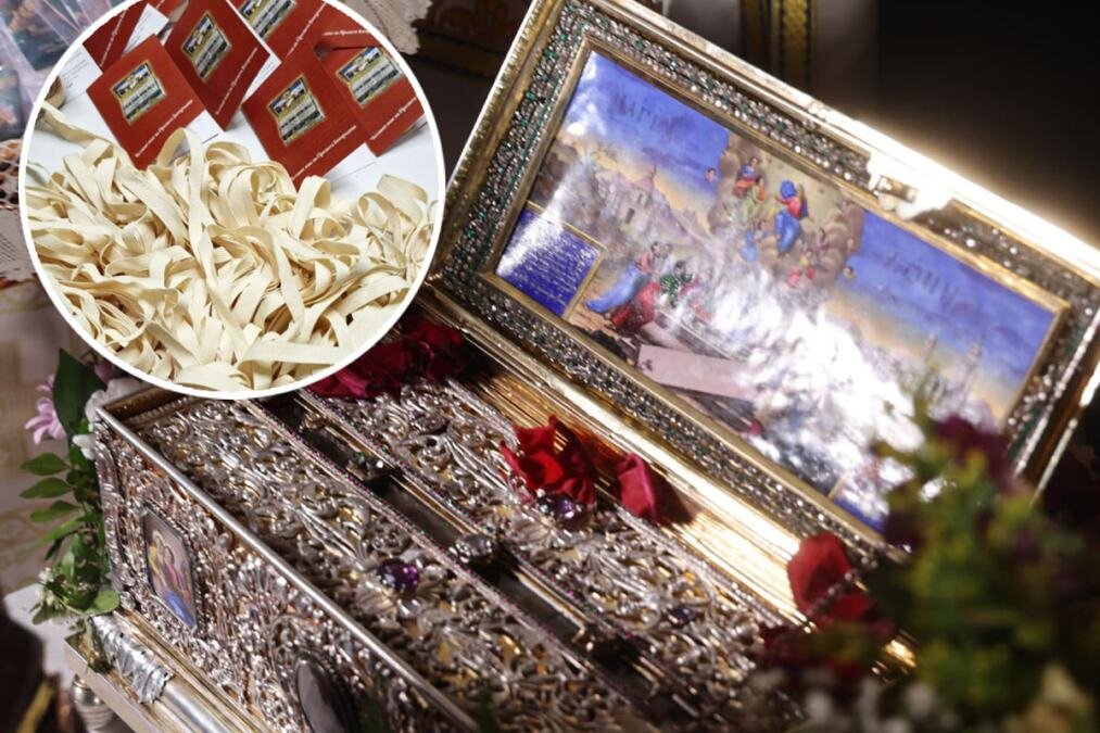 Ne tražite "deo" Bogorodičinog pojasa, to je zabluda: Hiljade ljudi u redu ispred Hrama, a evo šta su zapravo trakice koje vernici dobijaju
