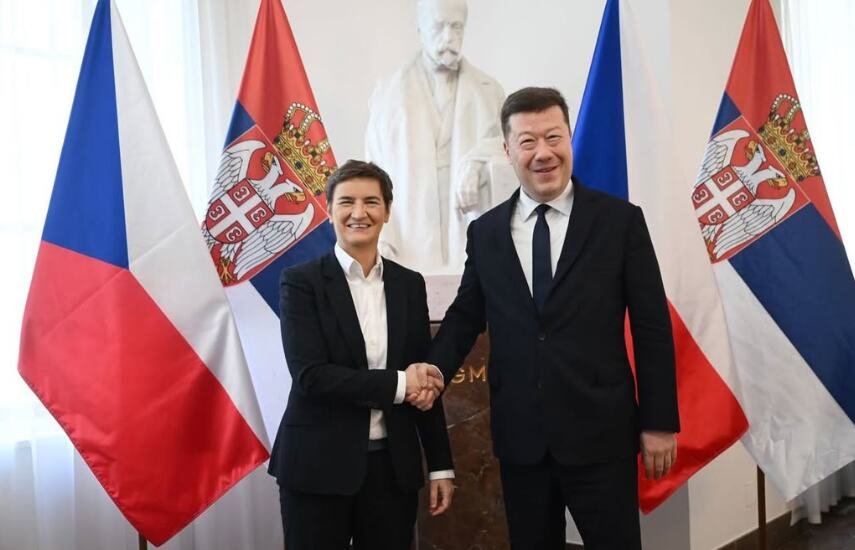 ANA BRNABIĆ SA OKAMUROM: Potvrdili smo izuzetno prijateljske odnose Srbije i Češke, otvoren i iskren razgovor još jednom pokazao koliko je važno partnerstvo!