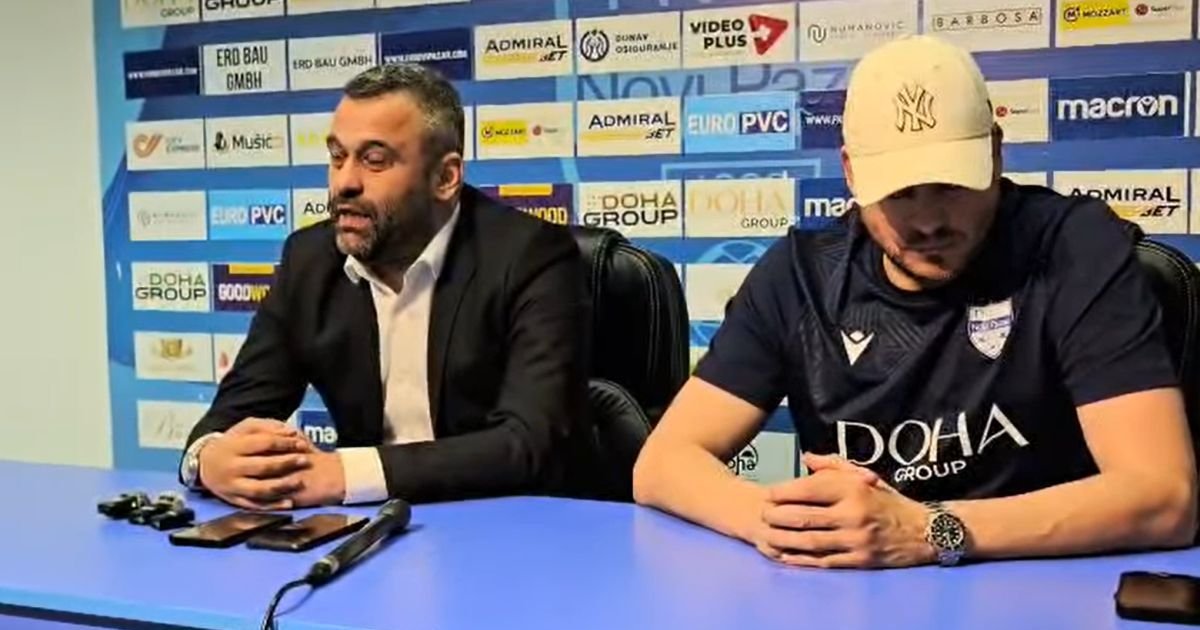Na konferenciji Nenada Lalatovića se pojavio i on, šmekerski izašao i rekao: "Biće ispraćen kako dolikuje..."