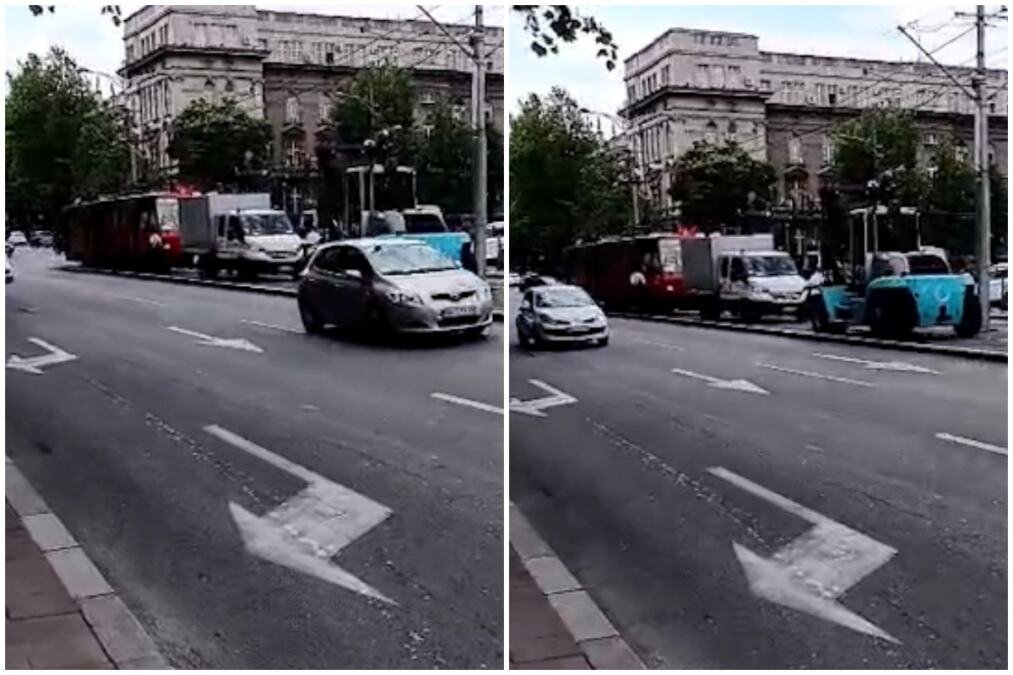 TRAMVAJI NE IDU DALJE OD VUKOVOG SPOMENIKA: Obustavljen saobraćaj zbog nezgode u Bulevaru kralja Aleksandra (VIDEO)