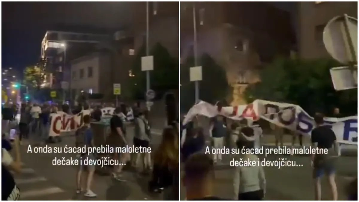 Svedočenja građana i đaka Gimnazije i Geodetske škole o napadu pristalica SNS-a: "Batinaši stavili kapuljače i zaleteli se na decu, poletele su flaše"