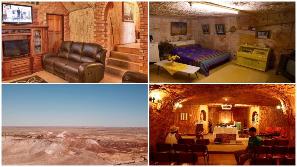 Srbi i Hrvati žive u gradu pod zemljom jer temperature na površini prelaze 50C! Pod peskom isklesali kuće, a unutra šok: Imaju i srpsku svetinju! FOTO