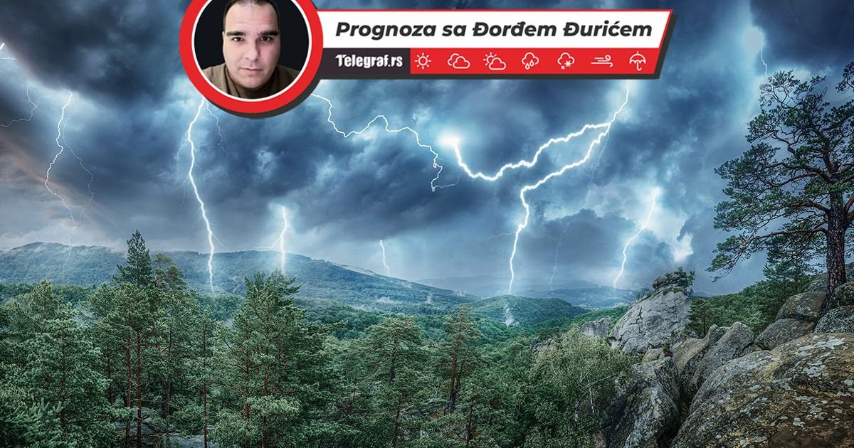 Evo gde danas prete pljuskovi sa grmljavinom, a gde će biti SUNČANO: Maksimalna temperatura do 26 stepeni