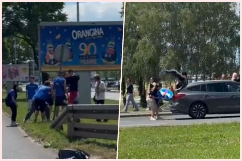 SKANDALOZNO PONAŠANJE ZAGREBAČKIH MATURANATA! Iščupali saobraćajni znak, pa ga ubacili u prtljažnik (VIDEO)