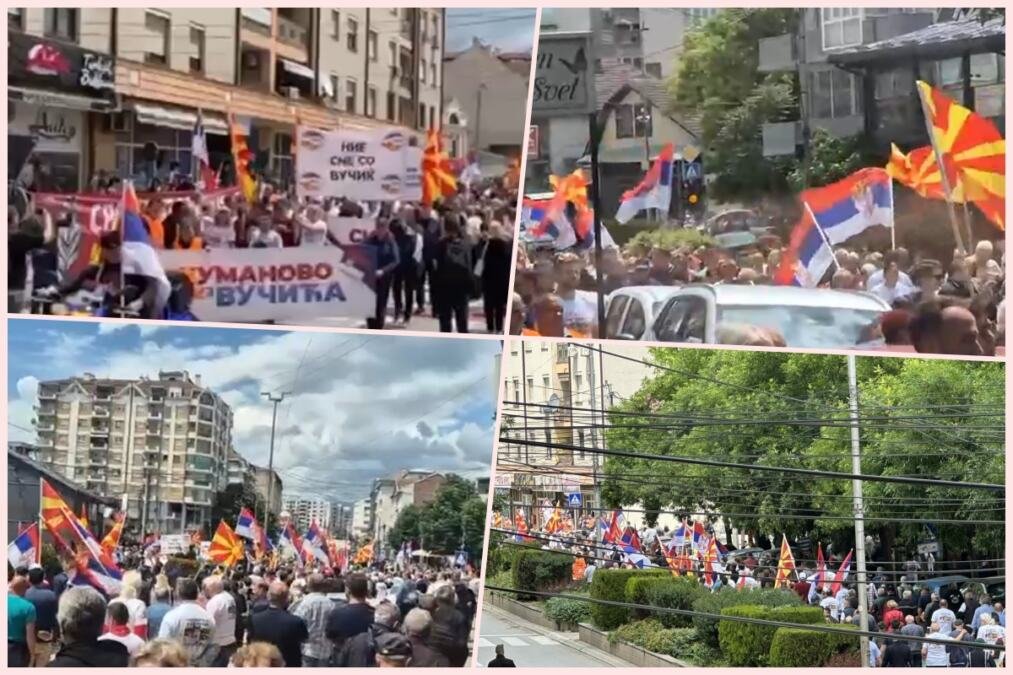 USTALI DA POZDRAVE POLITIKU STABILNOSTI! Narod masovno na ulicama, preko 2.000 ljudi u Kumanovu poslalo moćnu poruku Vučiću: SRBIJA POBEĐUJE! (VIDEO)