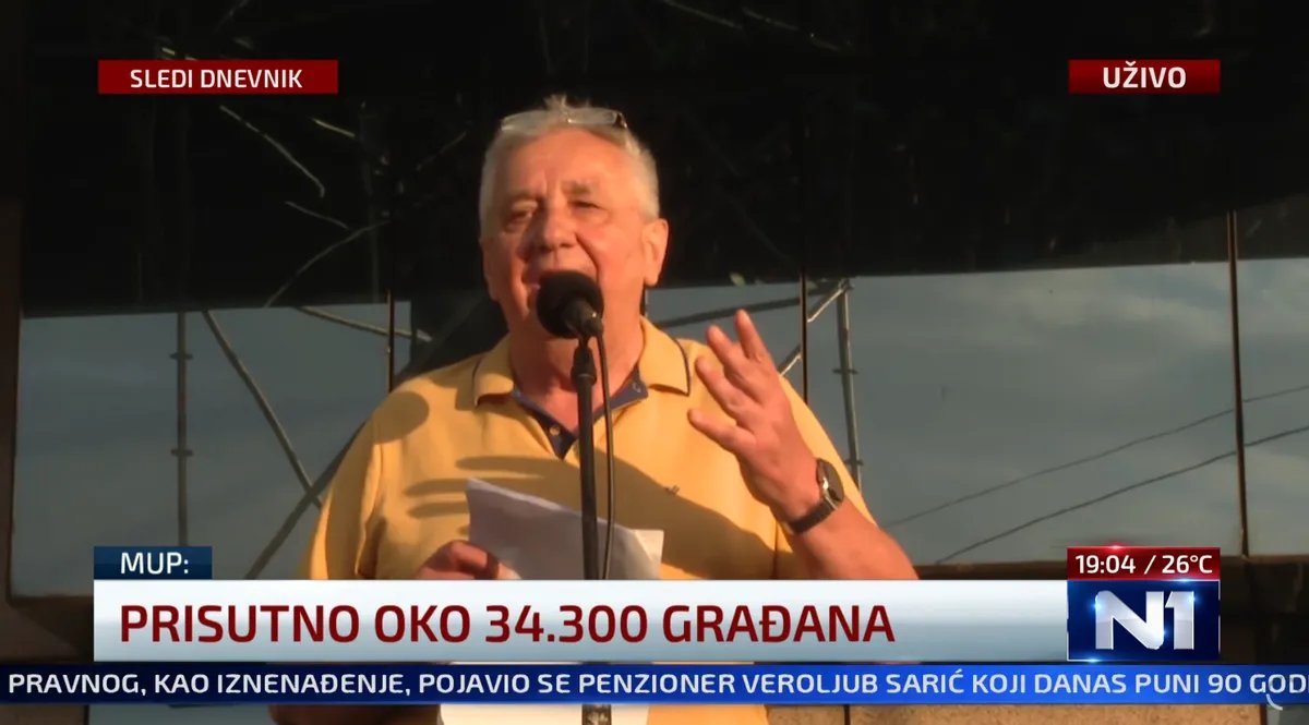 "Srbija je raj za investitore, a pakao je za radnike": Sindikalac na skupu na Slaviji poručio ucenjenim radnicima da će se studenti izboriti i za njih