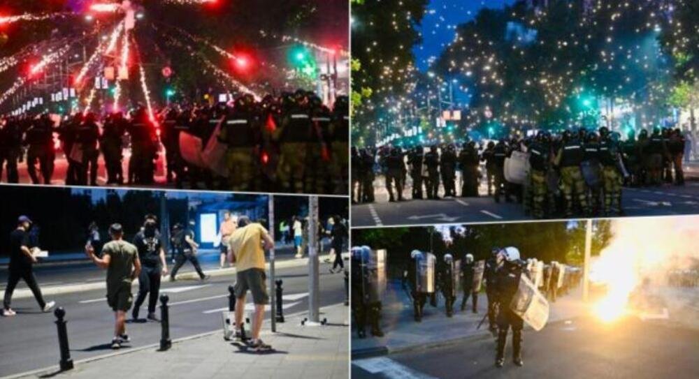 Napadnuti pripadnici policije: Incident u centru Beograda (VIDEO)