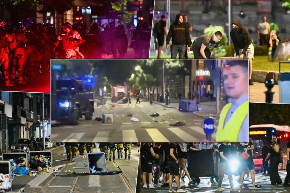 ČAK I BLOKADERSKI MEDIJI PRIZNALI! "Uništena glavna ulica u Beogradu, ljudi koji su se sukobili sa policijom koristili i đubre iz kontejnera"! (VIDEO)