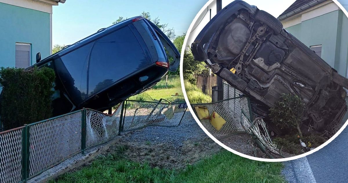 Nestvarna scena iz Hrvatske: Pogledajte gde je završio automobil nakon nesreće, vozač uspeo sam da izađe