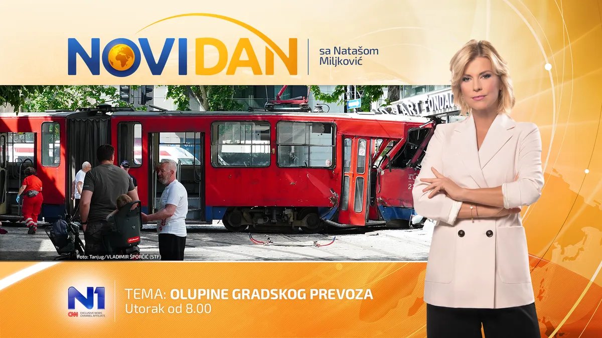 Gledajte UŽIVO Novi dan: Olupine gradskog prevoza