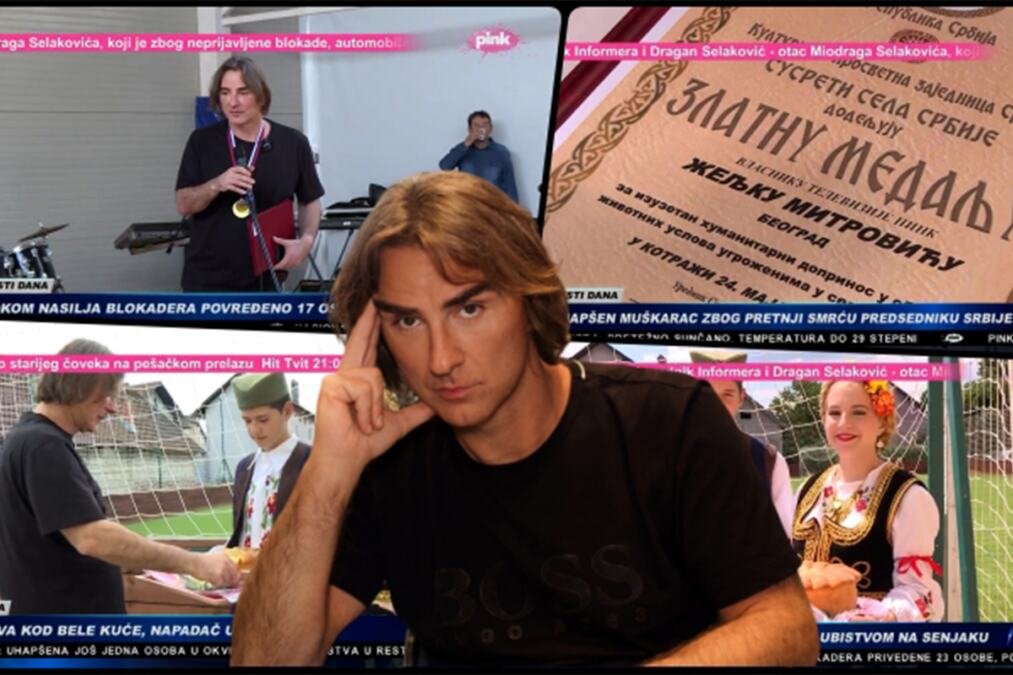 VELIKO PRIZNANJE ZA VIZIONARA I HUMANISTU! Željko Mitrović odlikovan ZLATNOM MEDALJOM, TV Pink nagrađena za doprinos selu