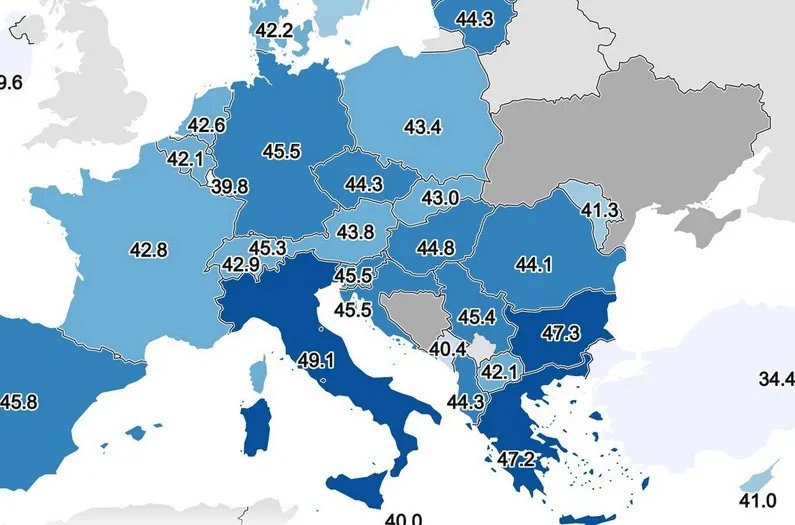 Objavljena mapa Evrope koja pokazuje koji narod najbrže stari: Srbija u ozbiljnom problemu, a tek će da bude problem