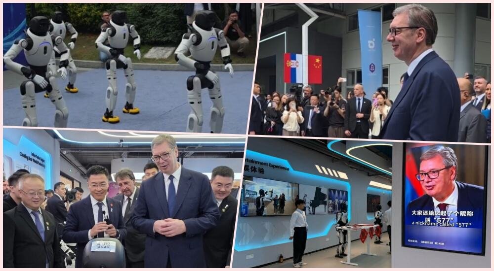 OVAKO SE IGRALO SRPSKO KOLO USRED KINE! ROBOTI "OPLELI" MORAVAC! Vučić oduševljen: Priznajem, igraju bolje od mene! (VIDEO)