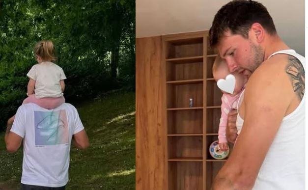 CEO SVET PRIČA O NJEGOVOJ BORBI ZA DECU! Luka Dončić konačno sa ćerkama, emotivne scene slamaju srca! (FOTO)
