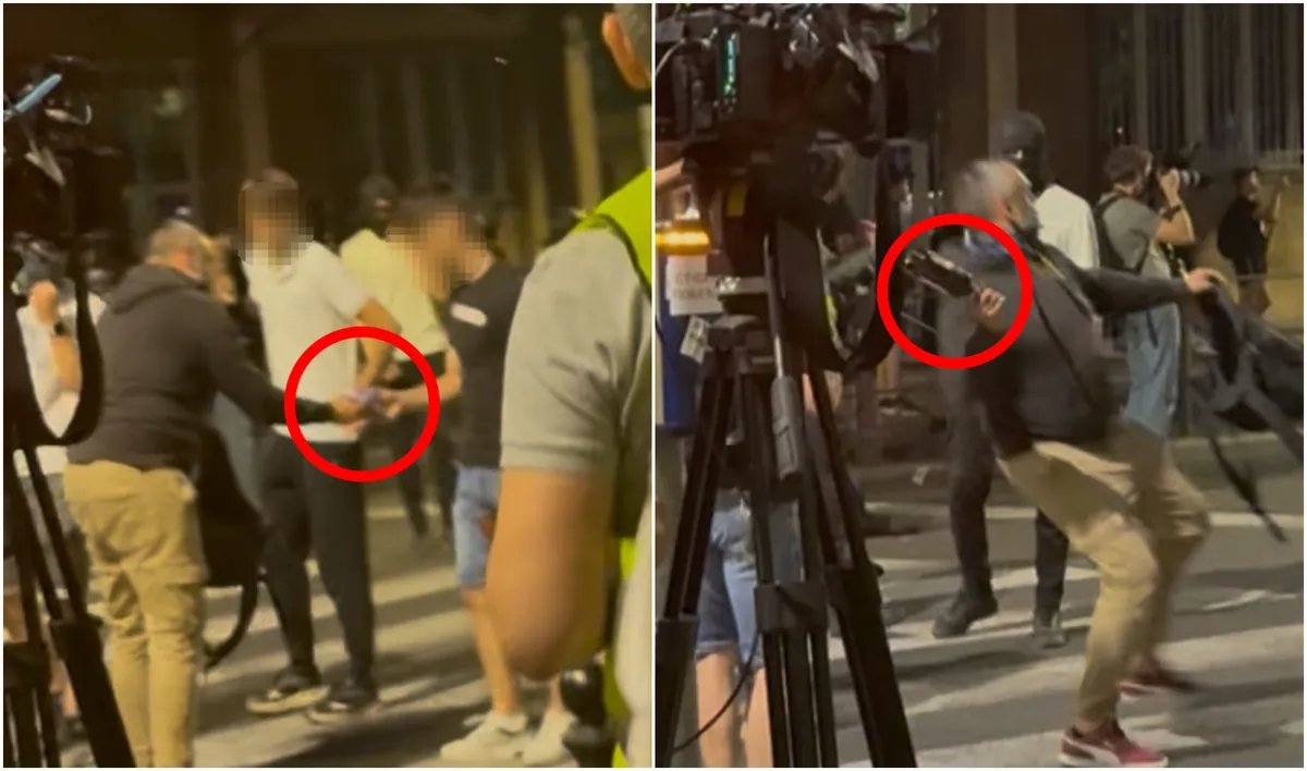 Uhapšen osumnjičeni da je kamenicama i pirotehnikom gađao policiju nakon protesta 23. maja (FOTO)