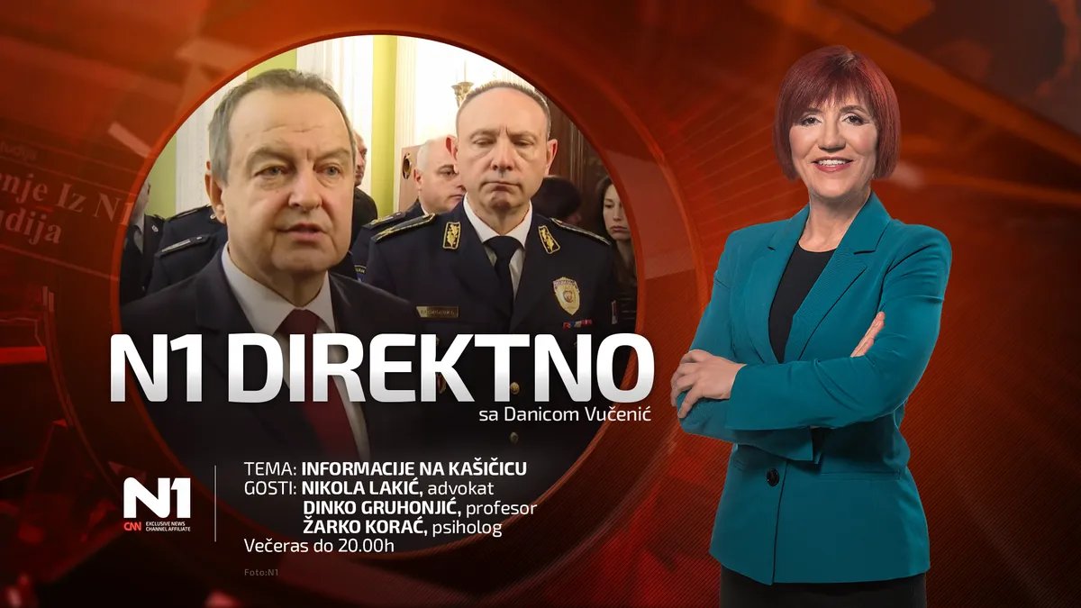 Gledajte UŽIVO N1 Direktno: Informacije na kašičicu