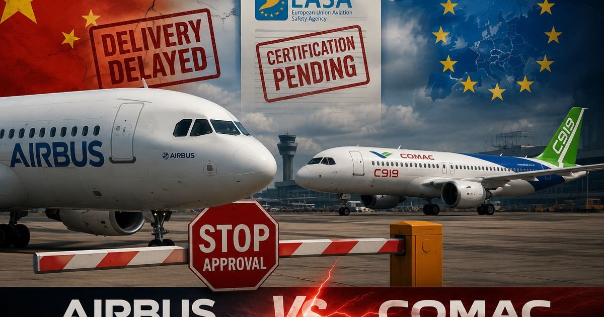COMAC protiv Airbusa: Kina blokira isporuke zbog sertifikacije C919