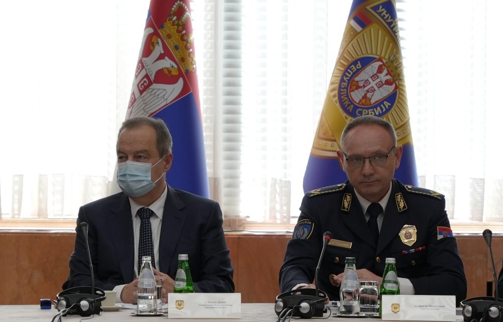 Ivica Dačić prisustvovao kolegijumu sa rukovodiocima svih organizacionih jedinica Direkcije policije (VIDEO)