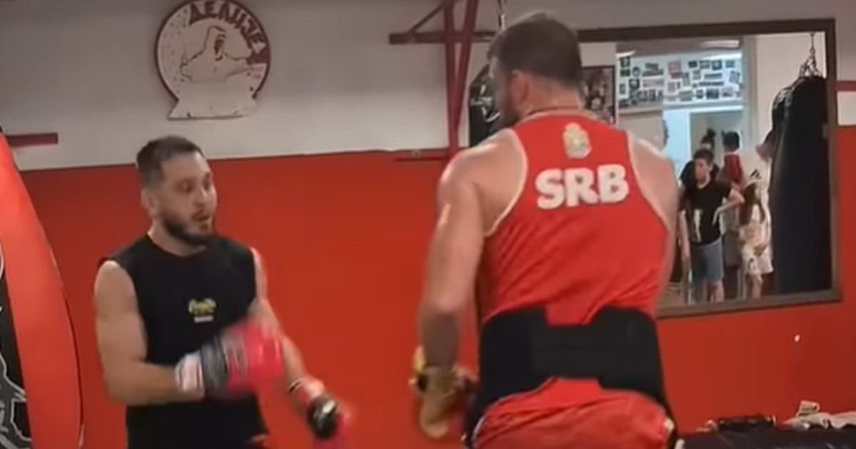 Ovo niko nije očekivao! Miloš Janičić i Veljko Ražnatović odradili sparing na Marakani, evo kako je izgledao