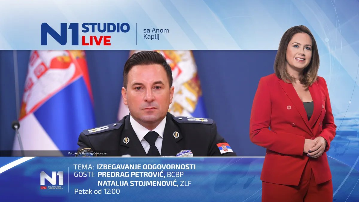 Gledajte UŽIVO N1 Studio live: Izbegavanje odgovornosti