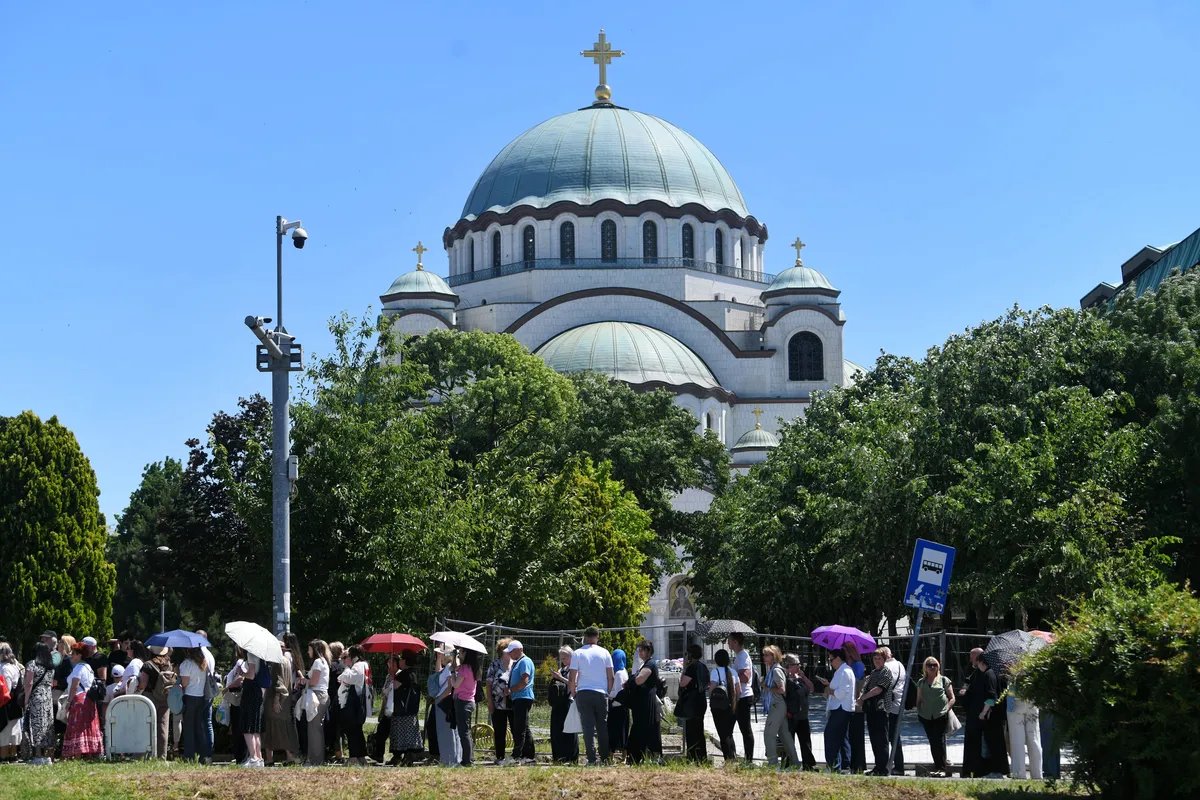 Svečani ispraćaj Časnog pojasa presvete Bogorodice u subotu, 6. juna