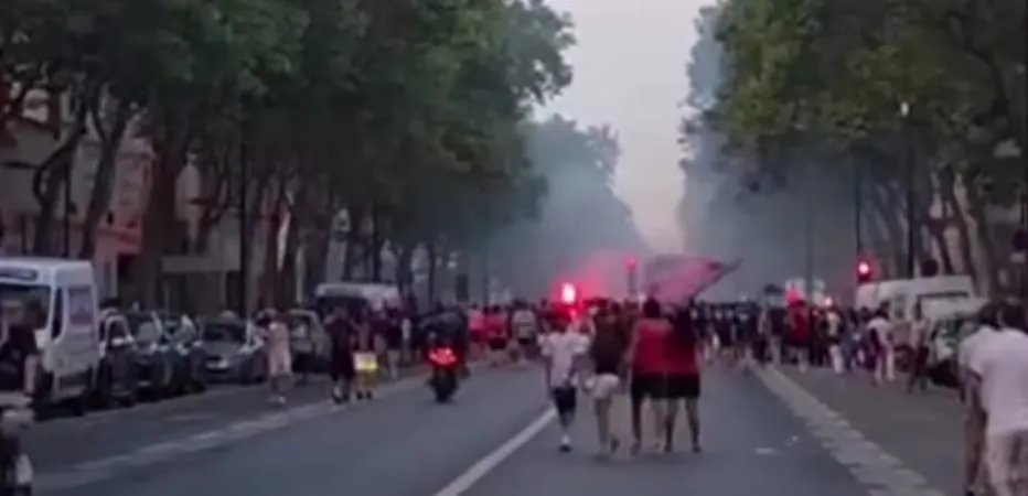 VIDEO Ludnica u Parizu posle finala Lige šampiona