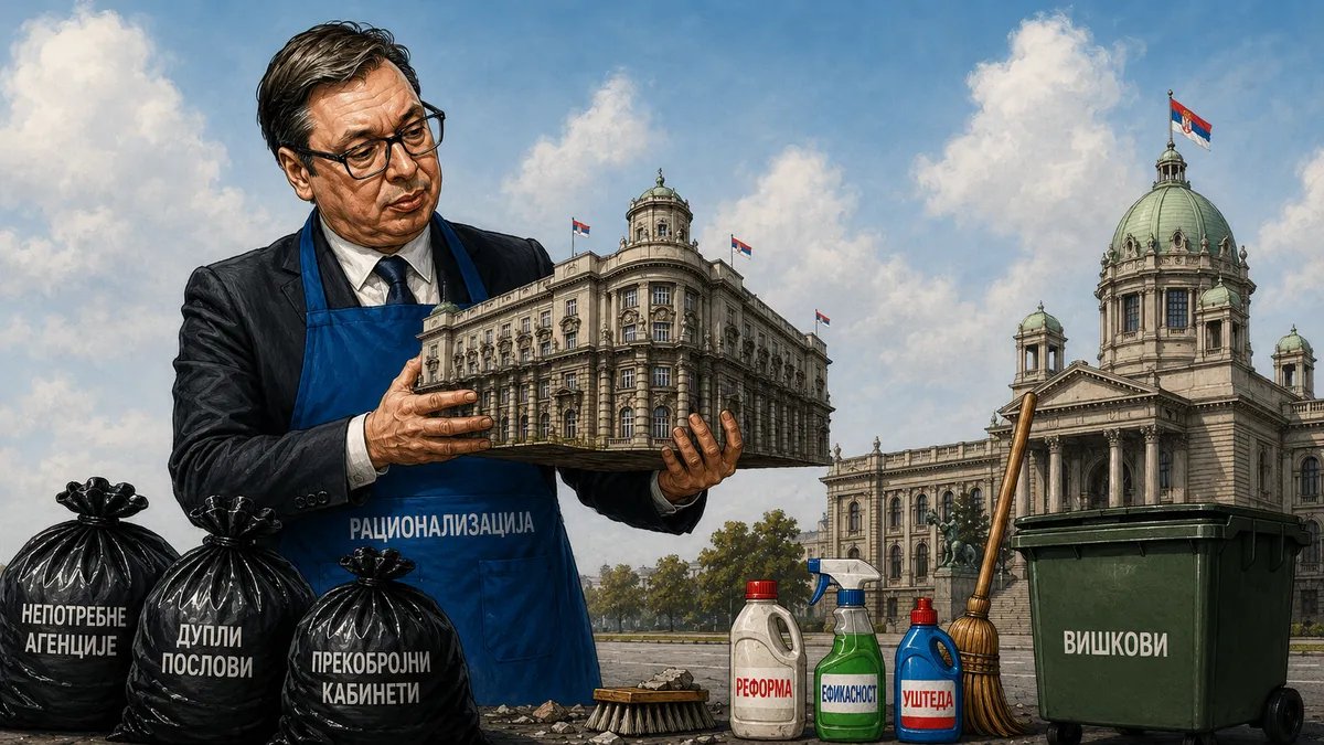 Vučić građanima opet "prodaje" manju i efikasniju Vladu: Konačno ukidanje klijentelizma ili puki populistički potez?