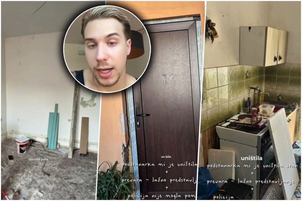 "Dočekalo me je kilo bubašvaba" Influenseru Marku podstanarka demolirala stan: Ni policija nije mogla da je izbaci, a kad su joj proverili identitet - šok
