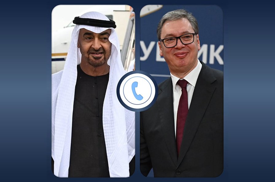 Vučić sa bin Zajedom o situaciji na Bliskom istoku i unapređeju odnosa Srbije i UAE