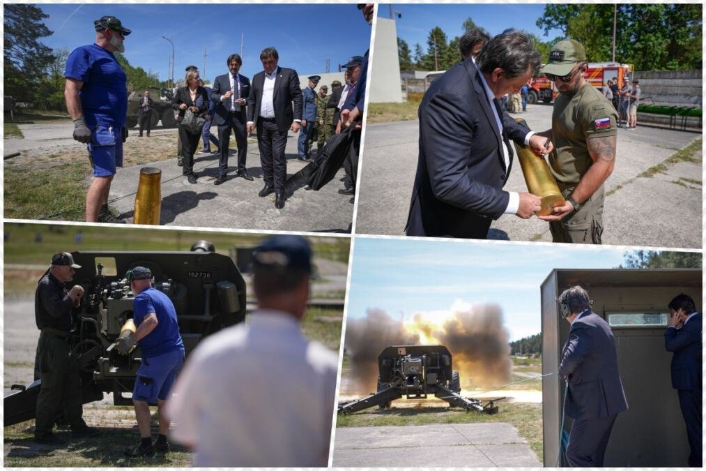 MINISTAR ZAPUCAO IZ TOPA! Gašić lično opalio iz moćnog oružja u Slovačkoj, pa pokazao kako je izgledalo (FOTO)
