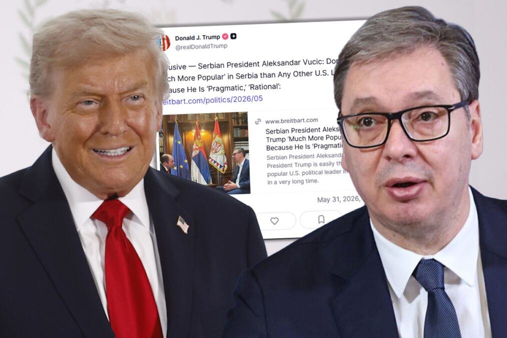 NAKON TRAMPOVE REAKCIJE NA VUČIĆEVE REČI, OGLASIO SE I PREDSEDNIK SRBIJE Verujem da će odnosi Srbije i Amerike ići samo uzlaznom linijom