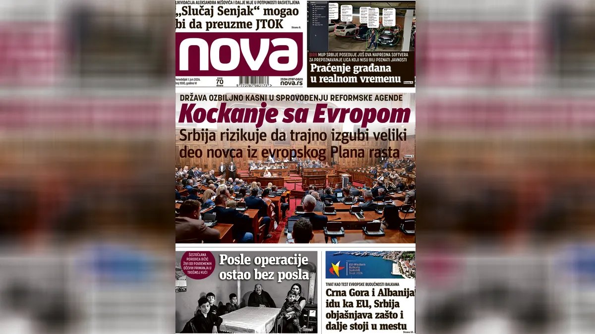 "Nova" piše: Srbija rizikuje da trajno izgubi deo novca iz evropskog Plana rasta