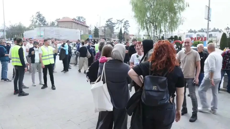 Protest at court in Novi Pazar
