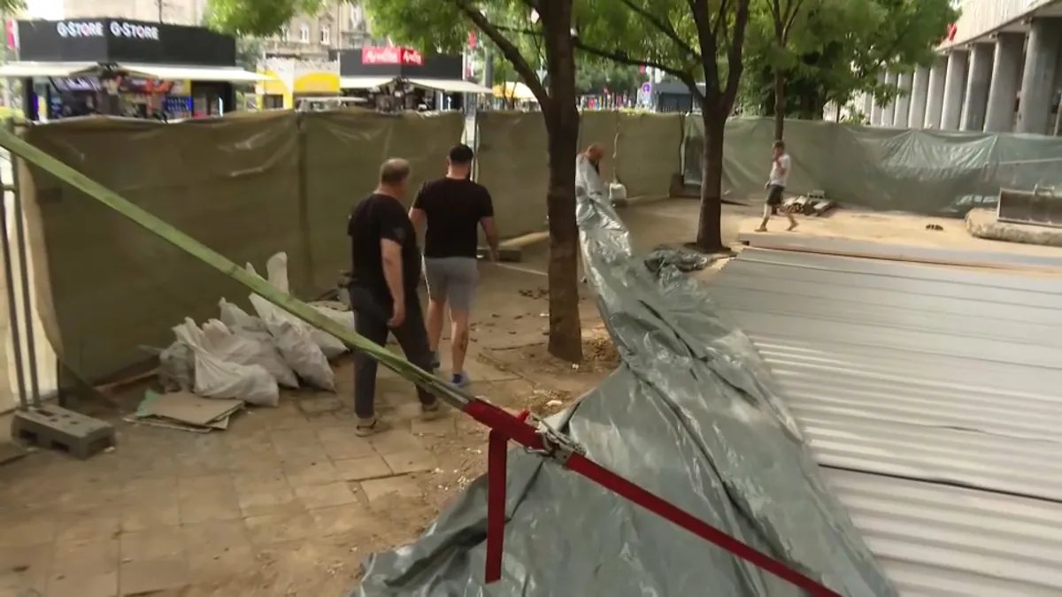 Radovi na Terazijama nastavljeni uprkos rešenju građevinske inspekcije o obustavi