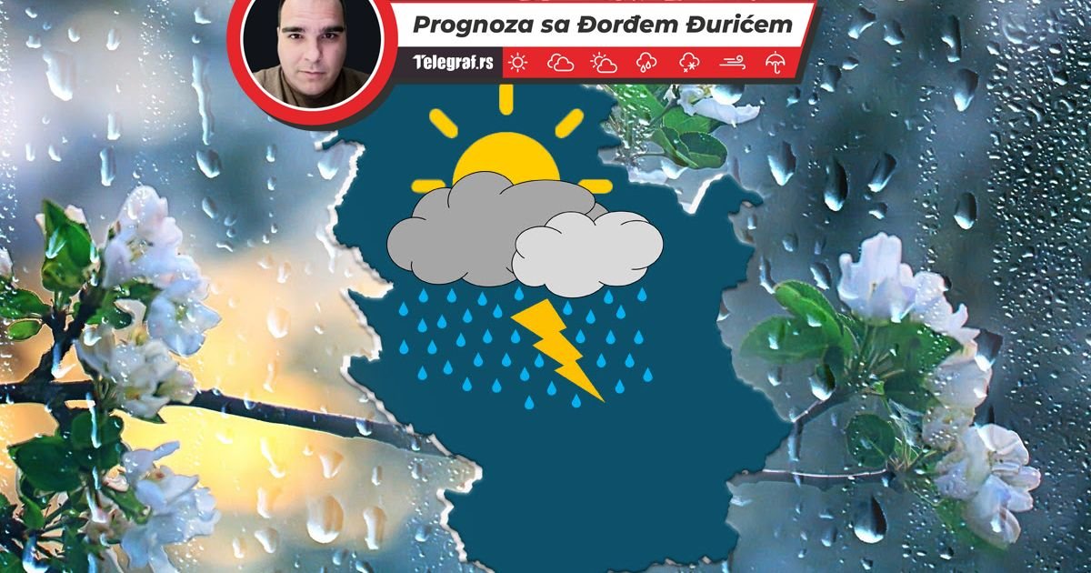 Kiša, pa sunce: Svežije! Temperatura danas od 23 do 27 stepeni